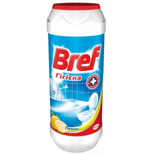 Порошок для чищення BREF Лимон з активним хлором, 500 г